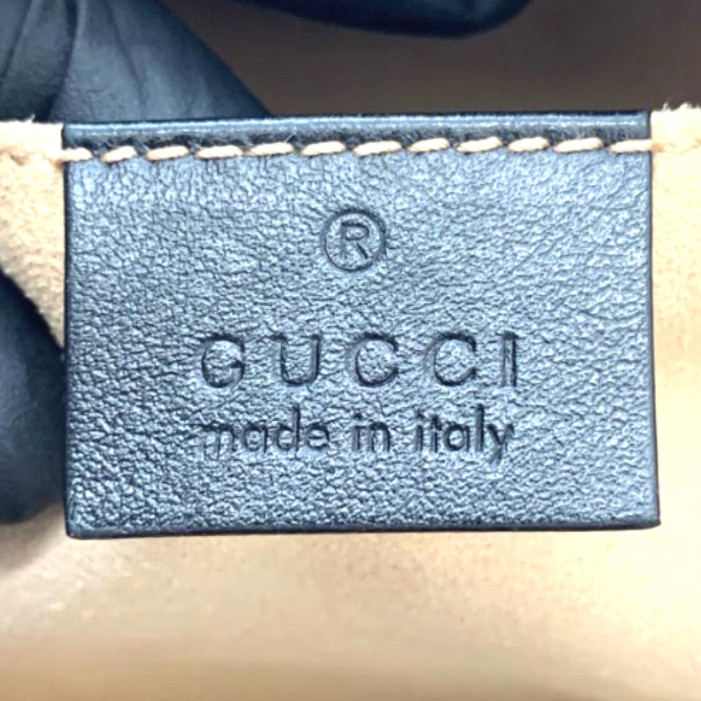 GUCCI グッチ ショルダーバッグ GGマーモント キルティング 447632 ブラック レディース