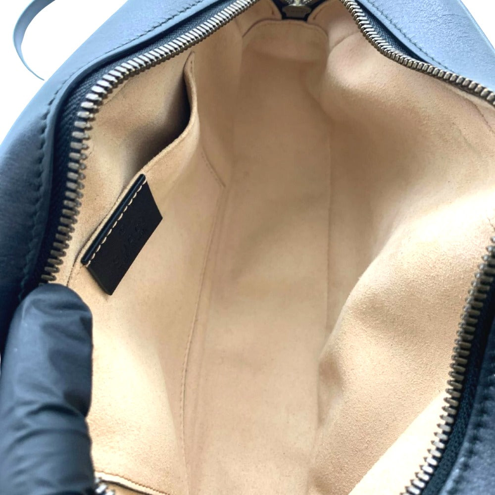 GUCCI グッチ ショルダーバッグ GGマーモント キルティング 447632 ブラック レディース