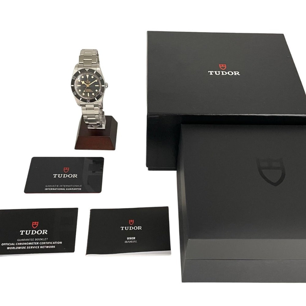 チューダー 79000N ステンレスブレス 37mm ブラックベイ 54 ダイバーズ M79000N-0001 ブラック 自動巻き TUDOR チュードル 腕時計