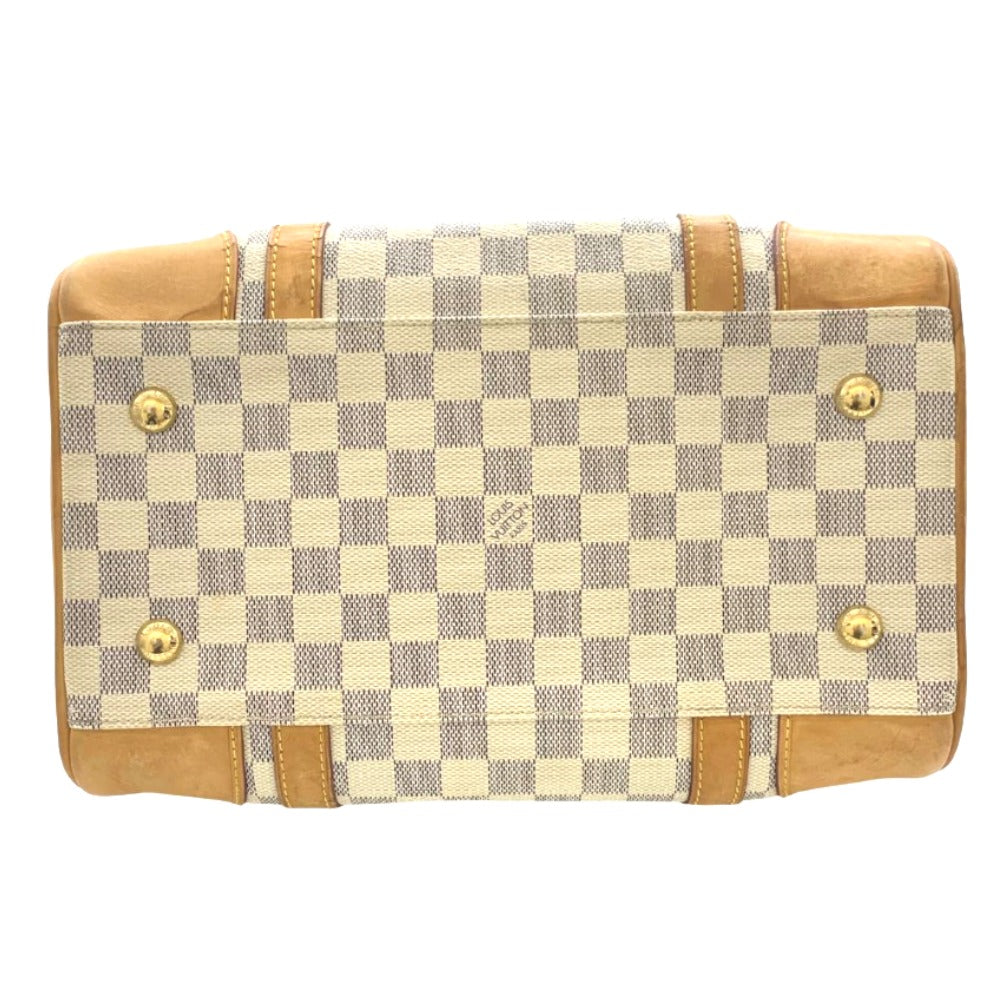 ハンドバッグ ダミエ アズール バークレーPM LOUIS VUITTON ルイ・ヴィトン N52001 PVC レザー ホワイト レディース N52001