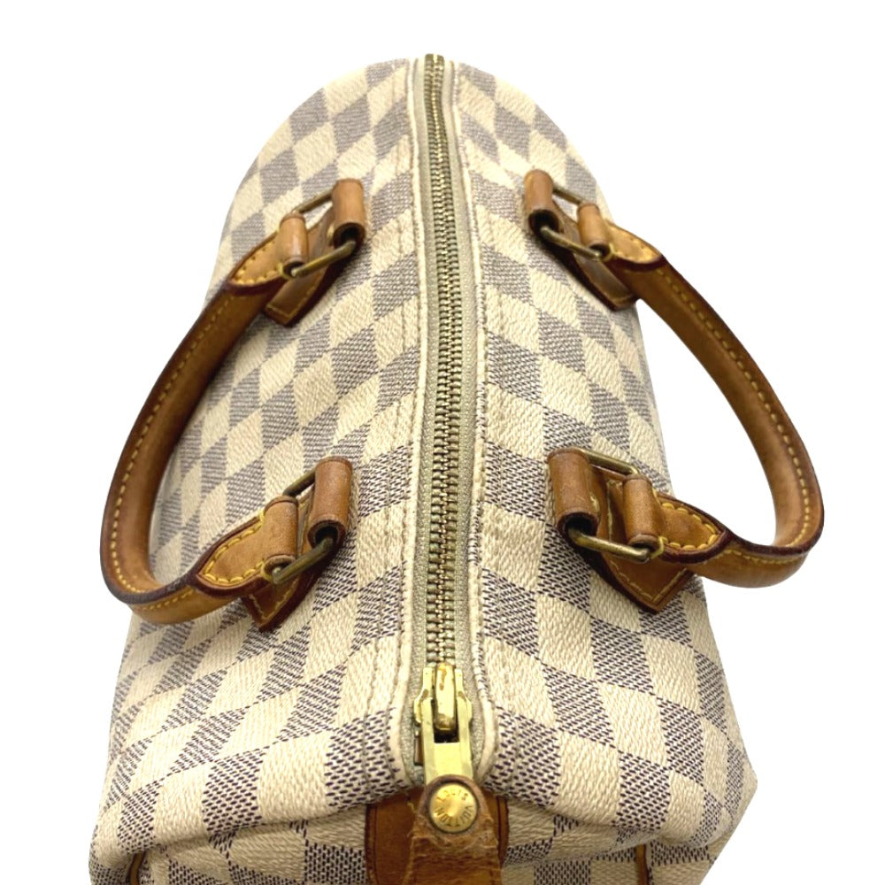 スピーディ25 N41534 ダミエ・アズール PVC レザー ホワイトLOUIS VUITTON ルイ・ヴィトン ハンドバッグ レディース