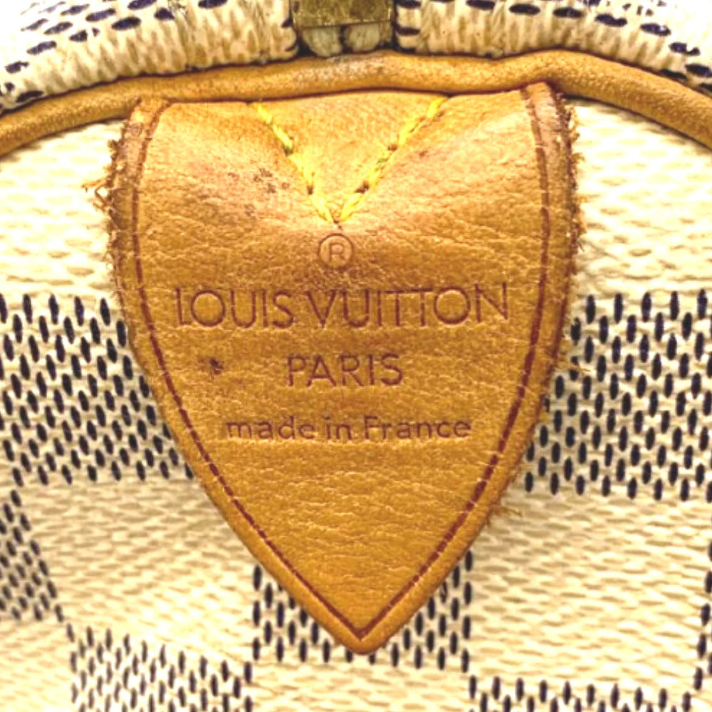 スピーディ25 N41534 ダミエ・アズール PVC レザー ホワイトLOUIS VUITTON ルイ・ヴィトン ハンドバッグ レディース