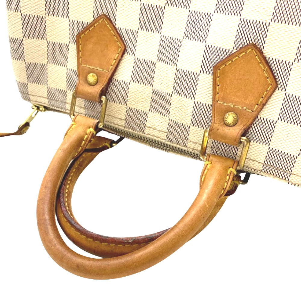 スピーディ25 N41534 ダミエ・アズール PVC レザー ホワイトLOUIS VUITTON ルイ・ヴィトン ハンドバッグ レディース