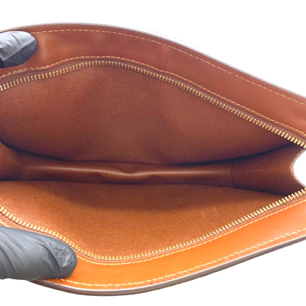クラッチバッグ モノグラム ポシェットオム M51795 ブラウン PVC レザー LOUIS VUITTON ルイ・ヴィトン コンパクト ユニセックス メンズ レディース