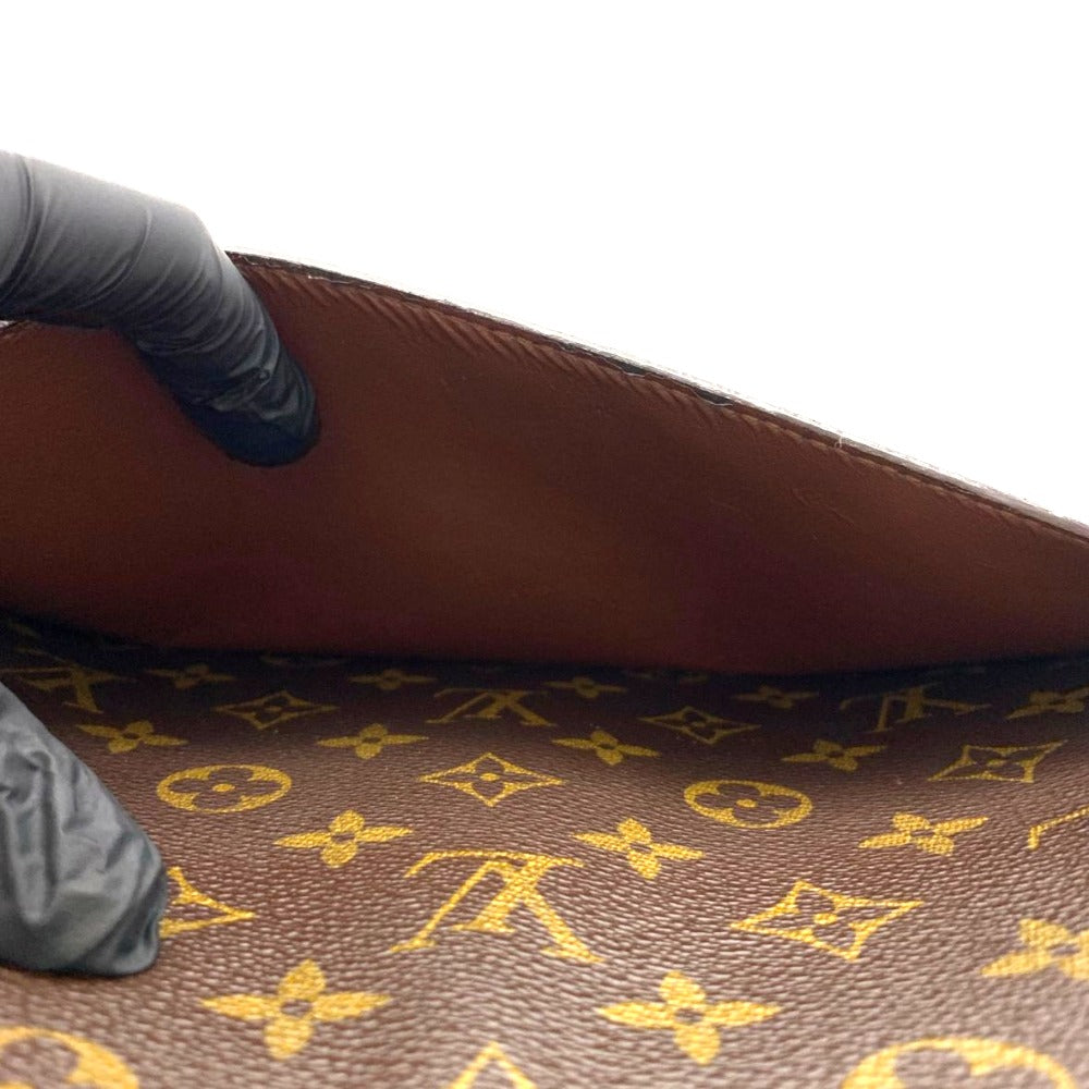クラッチバッグ モノグラム ポシェットオム M51795 ブラウン PVC レザー LOUIS VUITTON ルイ・ヴィトン コンパクト ユニセックス メンズ レディース
