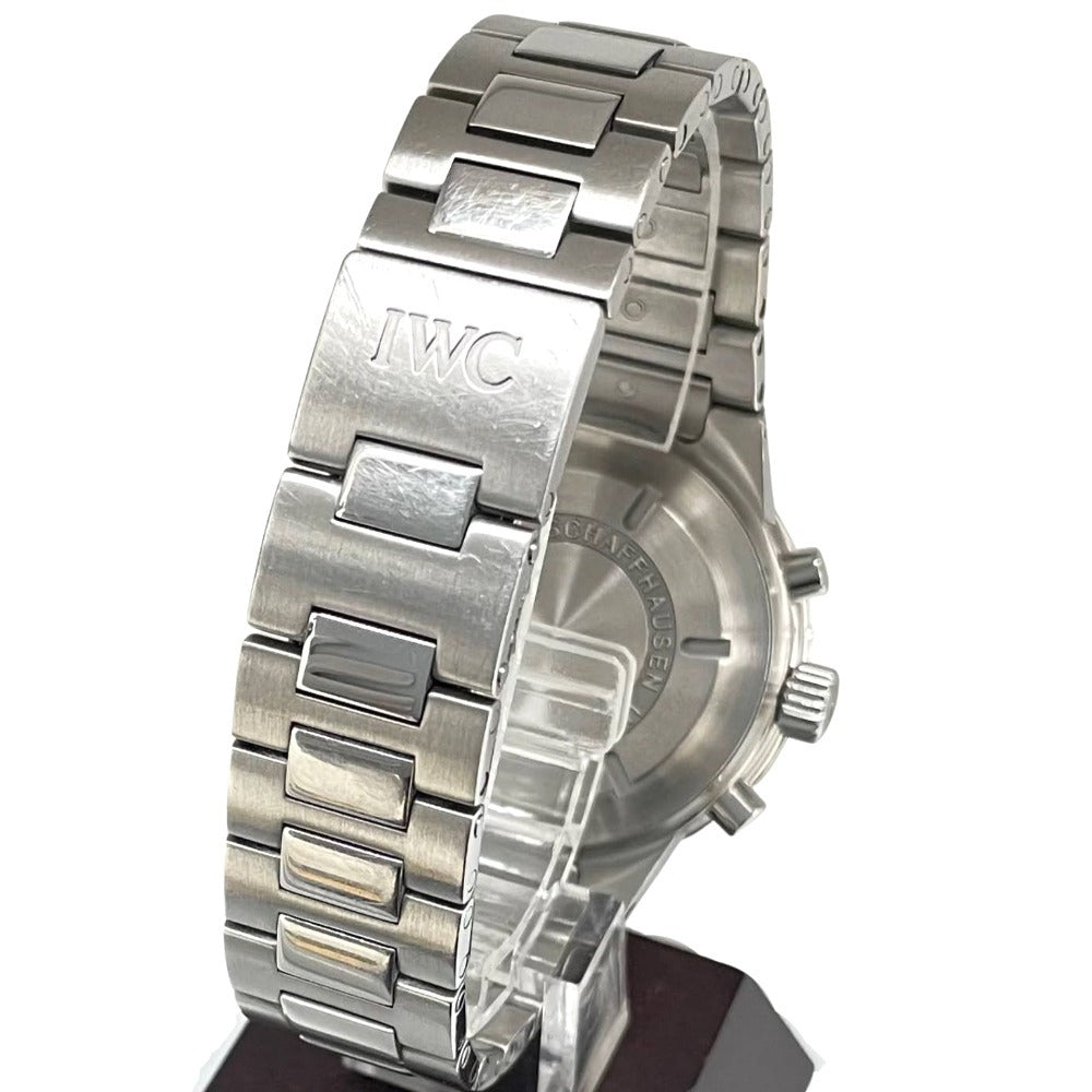 アイダブリューシー IW370713 40mm GST クロノグラフ キャリバー7922 シルバー文字盤 IWC SCHAFFHAUSEN 腕時計 自動巻き メンズ