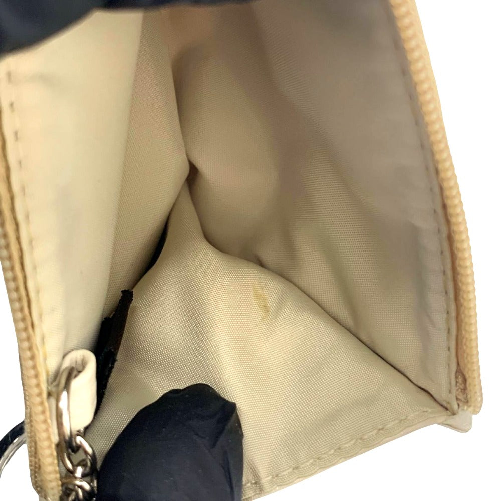 COACH コーチ コインケース シグネチャー柄 コインケース カードケース ベージュ コンパクト レディース