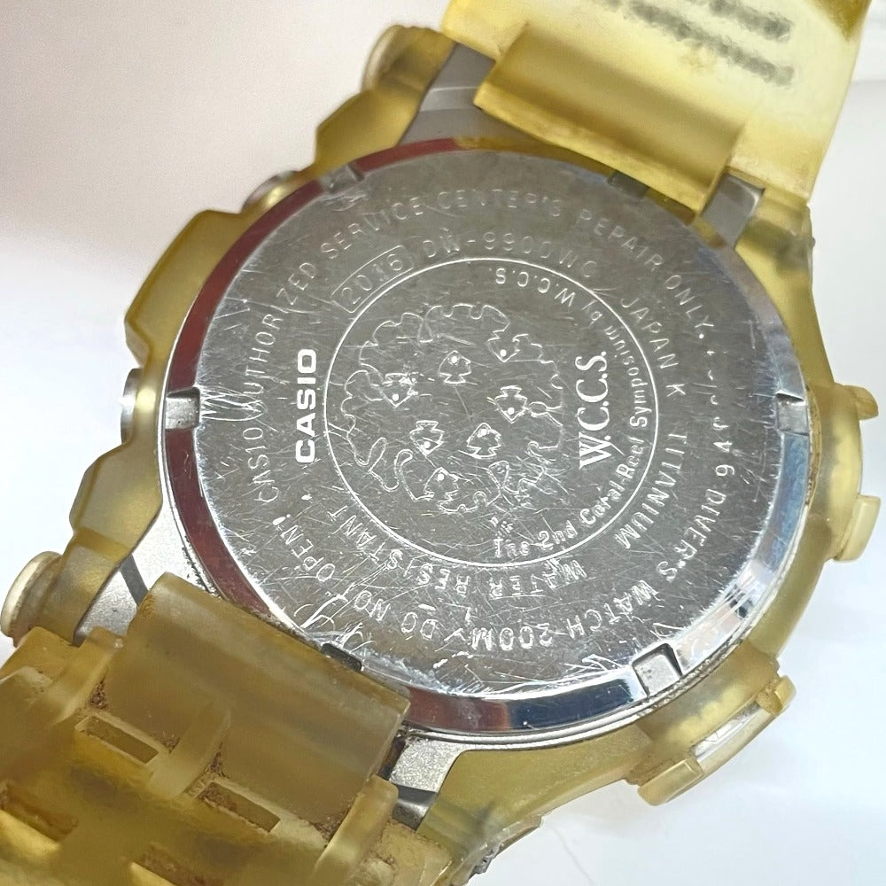 G-ショック DW-9900WC フロッグマン クリアイエロー FROGMAN チタン クオーツ メンズ 腕時計