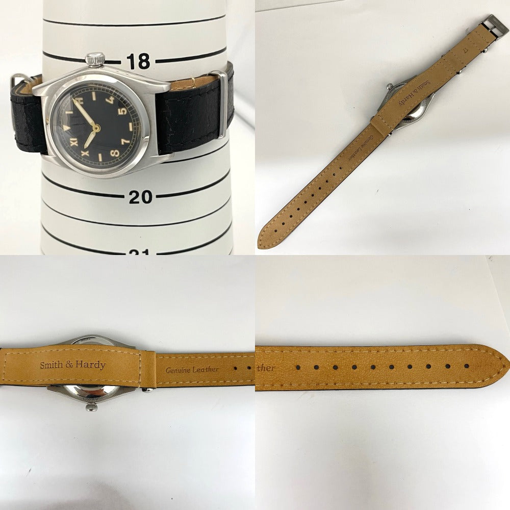 腕時計 Smith & Hardy スミスアンドハーディ カリフォルニア文字盤 ユニークダイアル 32mm プラ風防 ブンドストラップ付属 自動巻き