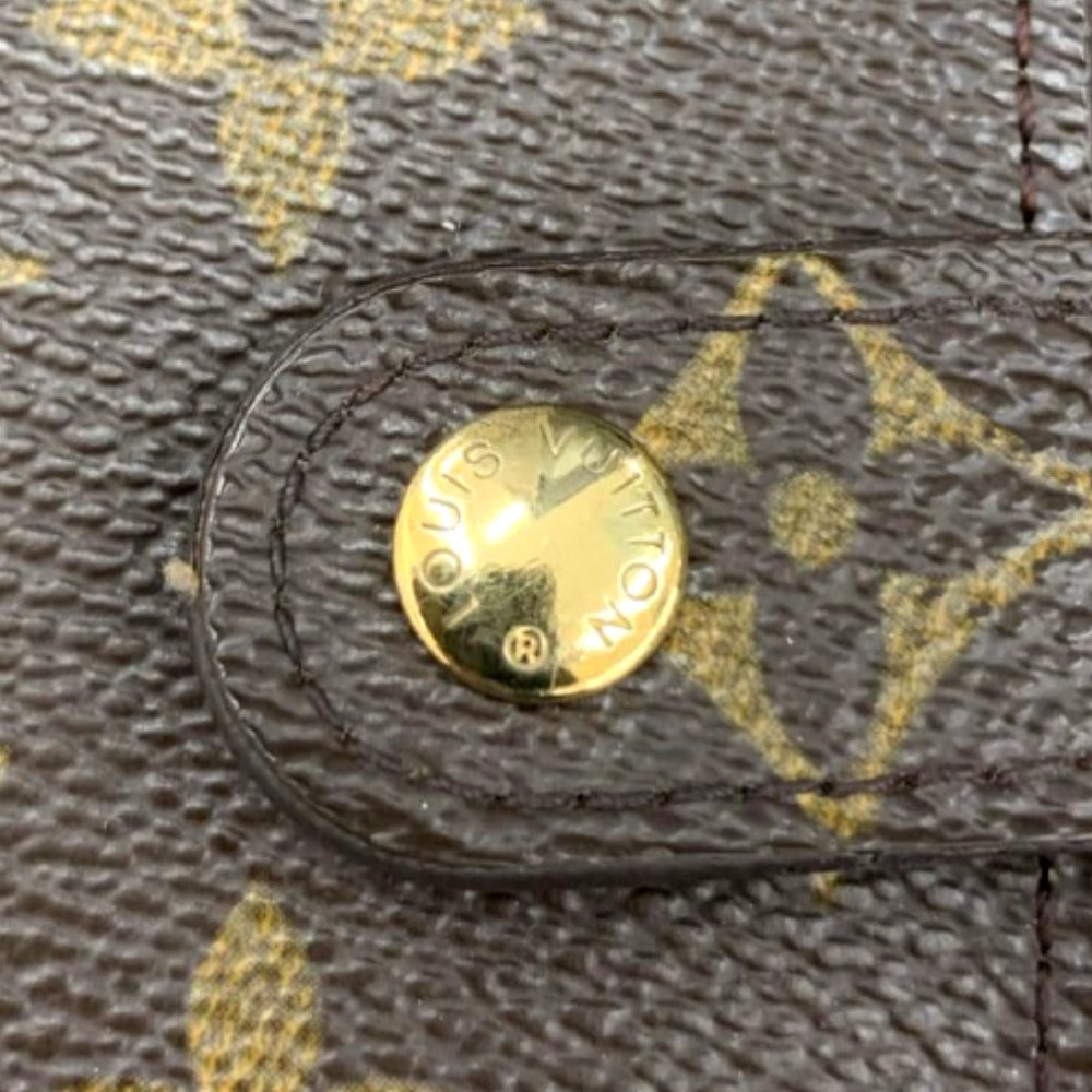 ルイ・ヴィトン 手帳カバー R20005 アジェンダPM モノグラム ブラウン レザー PVC カバー ユニセックス