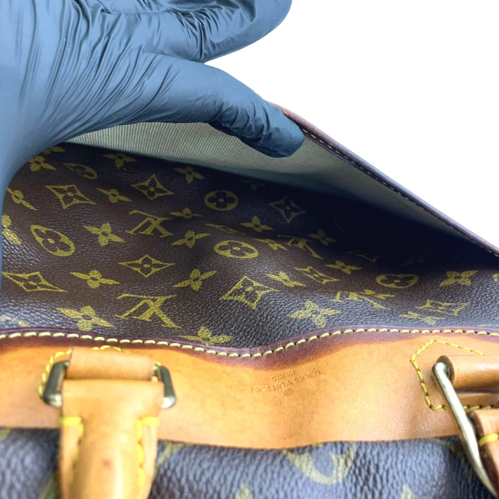 ルイ・ヴィトン ハンドバッグ M47270 ドーヴィル ボーリングヴァニティ モノグラム ブラウン PVC レザー レディース