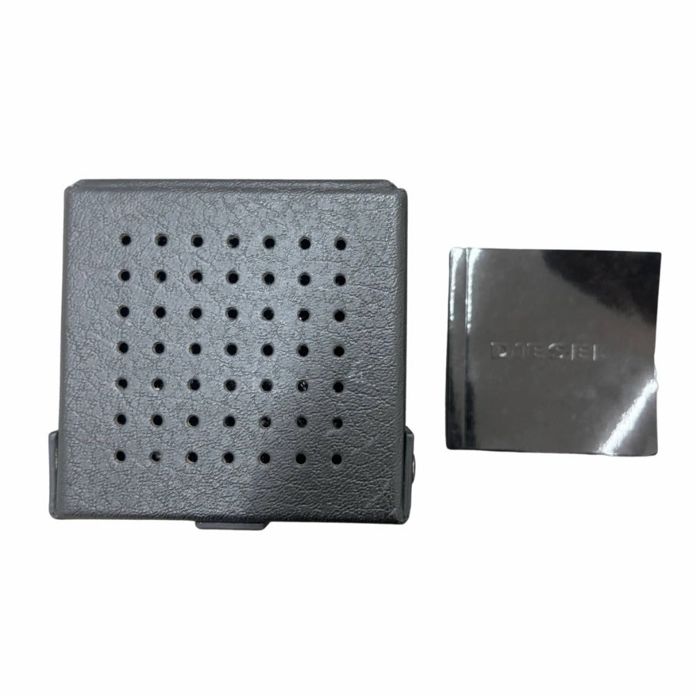 DIESEL ディーゼル 腕時計 オーバーフロー クロノグラフ DZ4297 ゴールド×ブラック レザーベルト メンズ