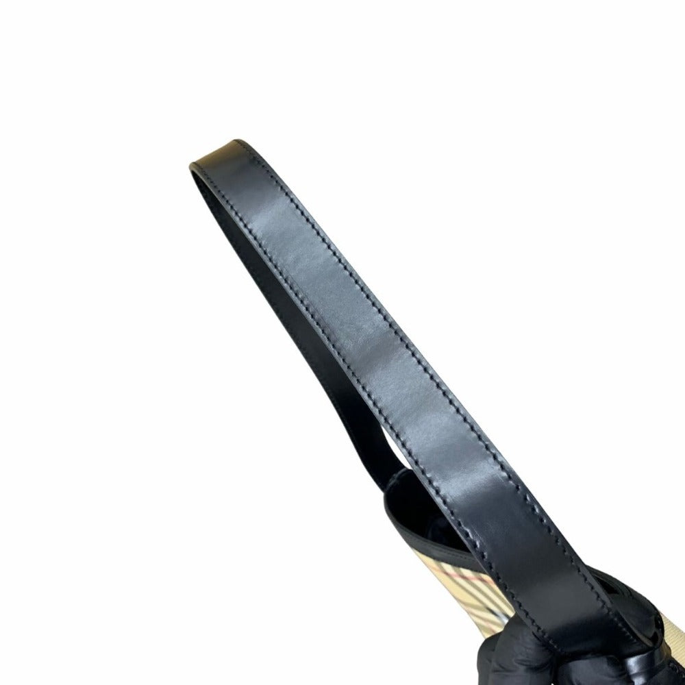 BURBERRY バーバリー ショルダーバッグ ノバチェック ベージュ WS14409 コンパクト レディース 未使用品