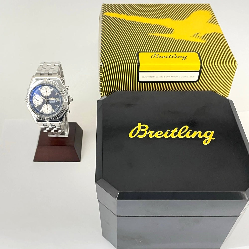 ブライトリング クロノマット A13050.1 ブルーグレー文字盤 40mm 自動巻き クロノグラフ メンズ CHRONOMAT BREITLING 腕時計
