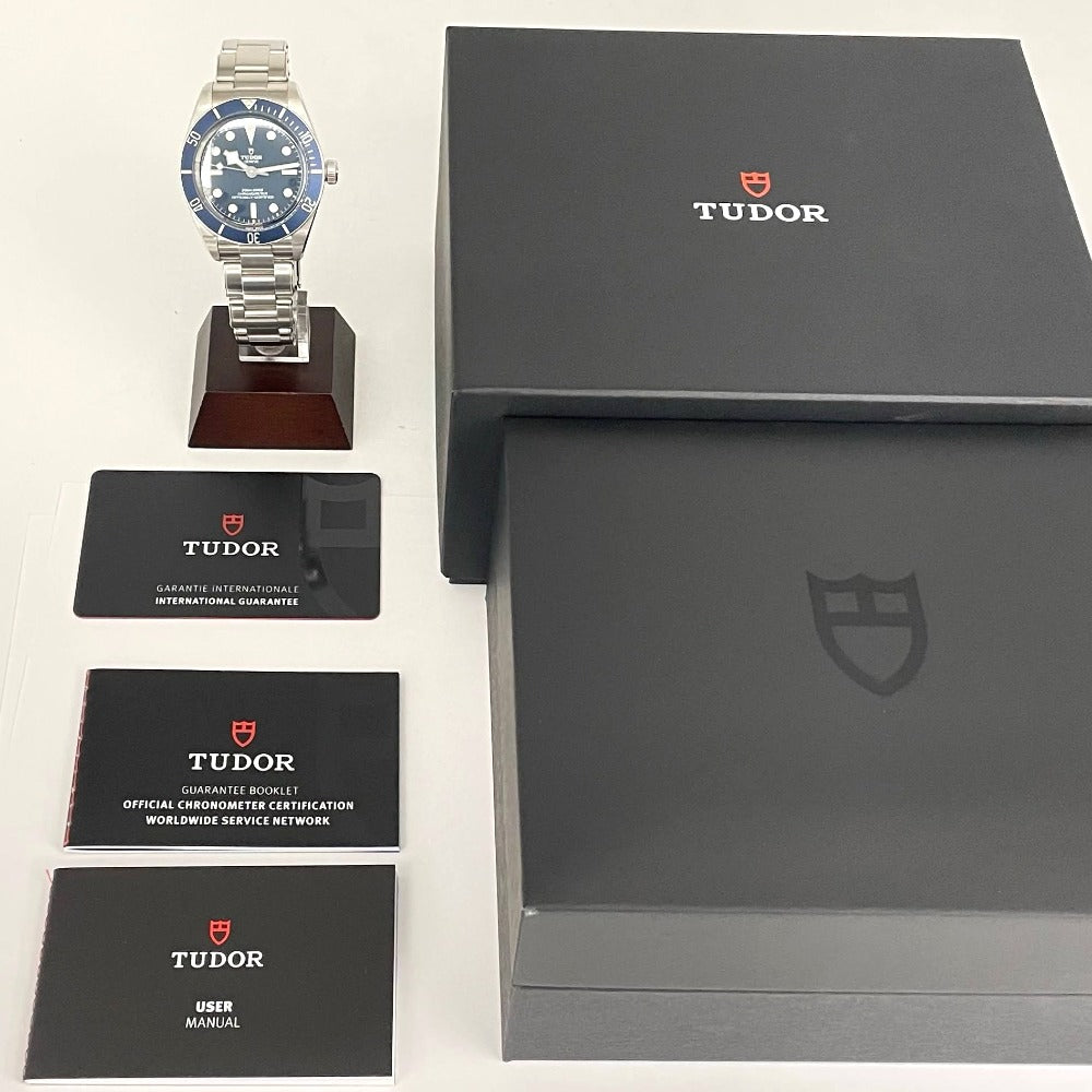 チューダー 保証書2025年 79030B ブラックベイ 58 ブルー 39mm BB58 ブルー文字盤 自動巻き メンズ TUDOR 腕時計