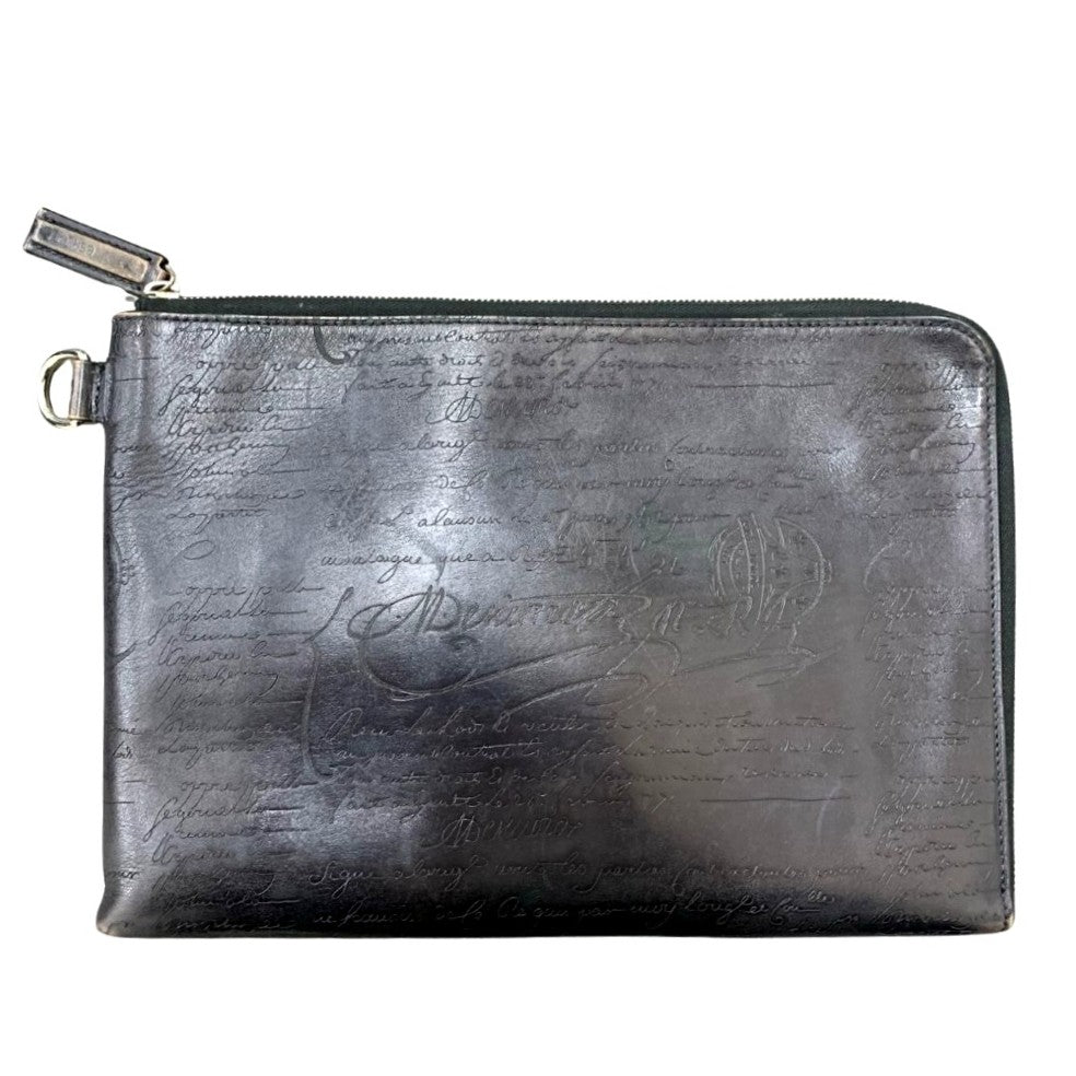 Berluti ベルルッティ クラッチバッグ スクリットレザー クラッチ