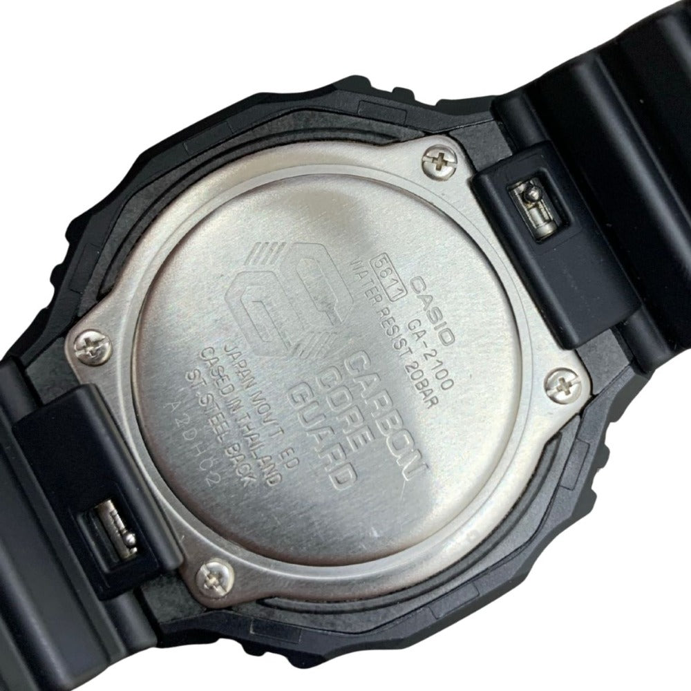 G-SHOCK CASIO ジーショック 腕時計 GA-2100-1A1JF オールブラック カシオーク シンプル 20気圧防水 メンズ