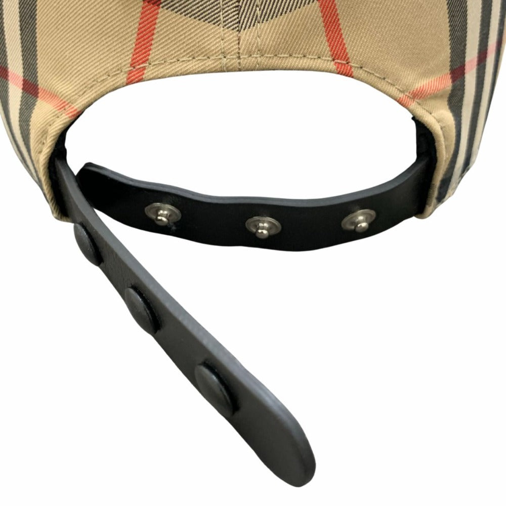 BURBERRY バーバリー 帽子 8026929 バーバリーチェック Lサイズ ベースボールキャップ ラバーロゴ A7026/ARCHIVE-BEIGE ユニセックス