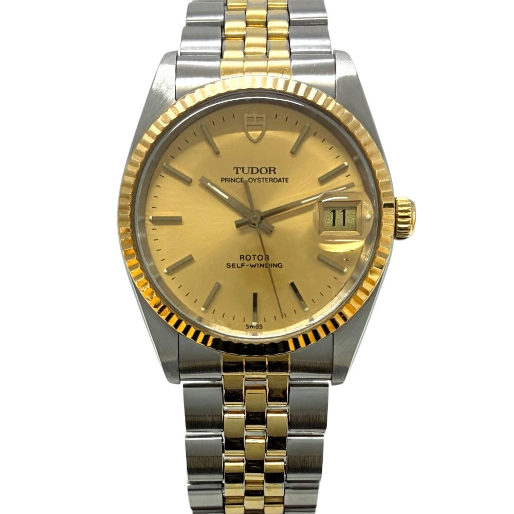 チューダー 74033 プリンス オイスターデイト 34mm K18コンビ