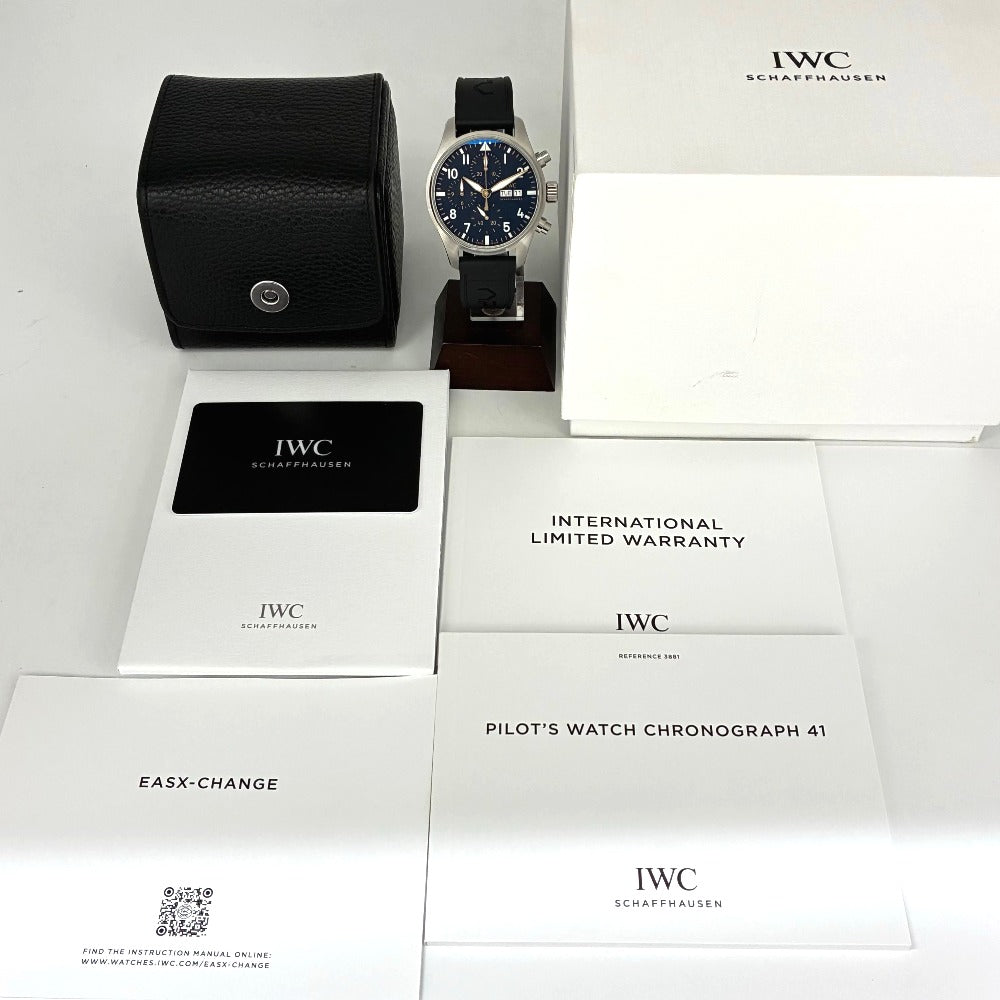 アイダブリューシー IW388116 41mm パイロットウォッチ クロノグラフ APXGP F1コラボモデル 自動巻き メンズ IWC SCHAFFHAUSEN 腕時計