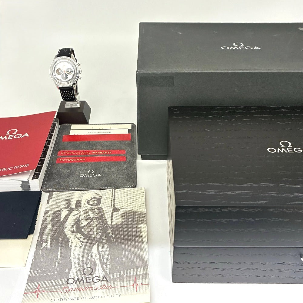 オメガ スピードマスター 311.32.40.30.02.001 CK2998 2018年限定 パルスメーター 白黒 パンダ文字盤 手巻き クロノグラフ メンズ SPEEDMASTER OMEGA 腕時計