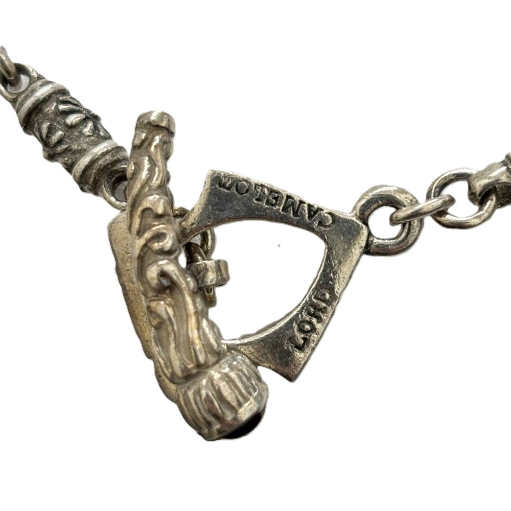 ロードキャメロット シルバーネックレスチェーン ガーネット LC-1002GA チェーン長さ約40cm シンプル メンズ LordCamelot