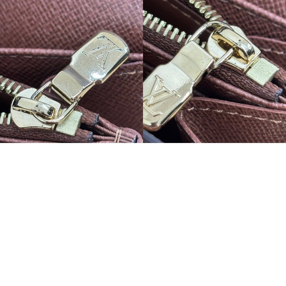 ルイヴィトン モノグラム M60531 ポルトフォイユ・サラ RFID内蔵 ゴールド金具 PVC レザー ブラウン シンプル レディース LOUIS VUITTON 長財布