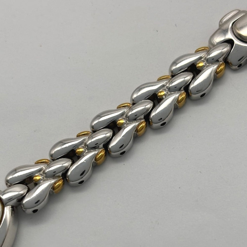 セイコー エクセリーヌ 1F20-6B60 白蝶貝文字盤 クオーツ 2Pダイヤ ステンレス 稼働品 レディース SEIKO EXCELINE 腕時計