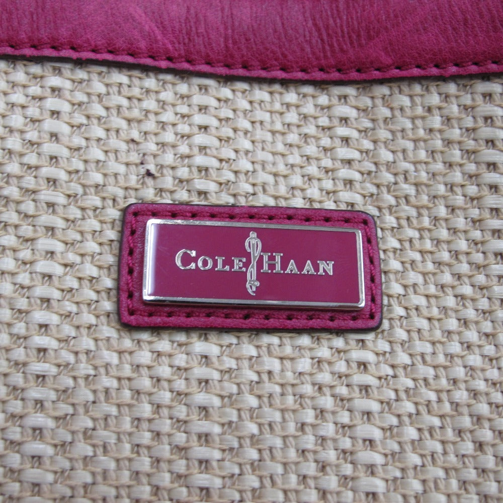 COLE HAAN コールハーン ハンドバッグ カゴバッグ ストローバッグ 裏地ナイロン レディース