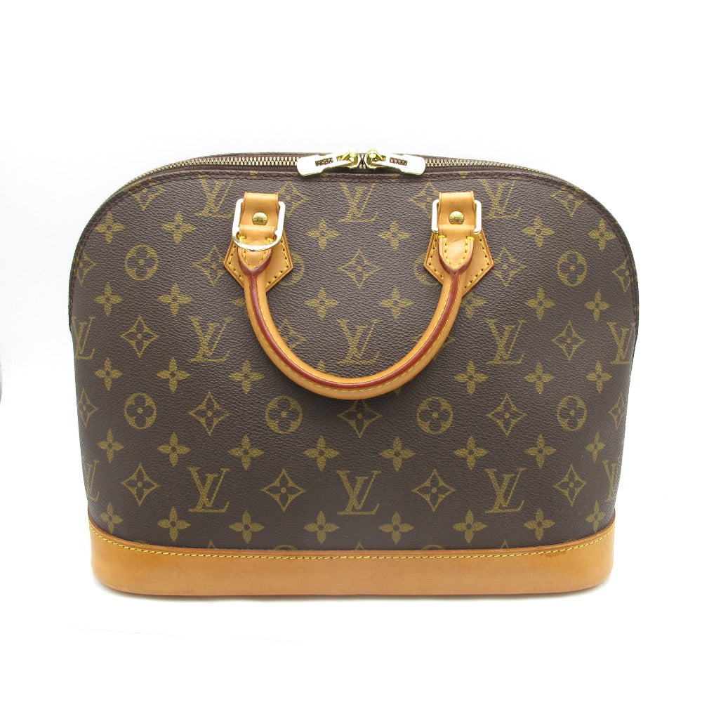 LOUIS VUITTON ルイ・ヴィトン アルマ モノグラム M51130 カデナ・鍵付き ハンドバッグ PVC レザー ブラウン レディース