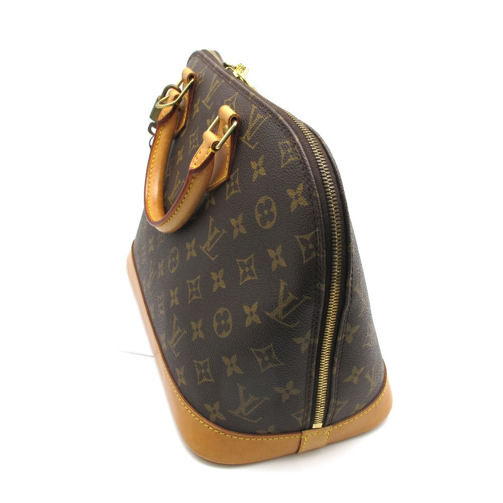 LOUIS VUITTON ルイ・ヴィトン アルマ モノグラム M51130 カデナ・鍵付き ハンドバッグ PVC レザー ブラウン レディース