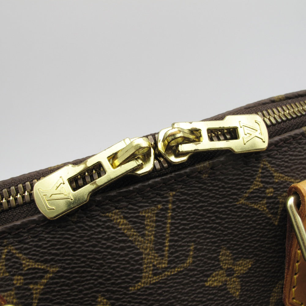 LOUIS VUITTON ルイ・ヴィトン アルマ モノグラム M51130 カデナ・鍵付き ハンドバッグ PVC レザー ブラウン レディース