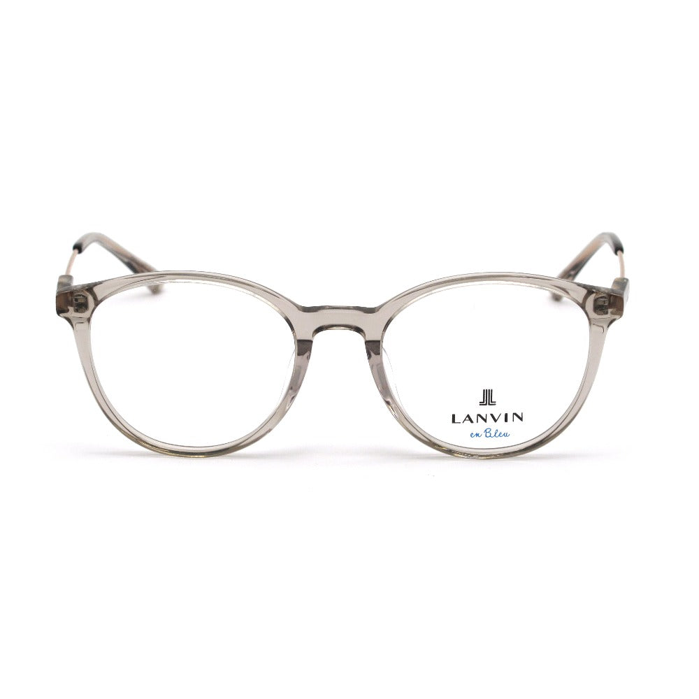 LANVIN en Bleu ランバンオンブルー メガネフレーム VLB003J-07T1 シャイニークリアグレー ローズゴールド 51 20 140 プラスチック メタル ボストン 眼鏡 サングラス アイウェア 未使用品