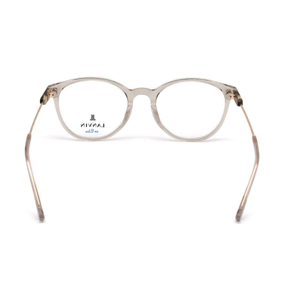 LANVIN en Bleu ランバンオンブルー メガネフレーム VLB003J-07T1 シャイニークリアグレー ローズゴールド 51 20 140 プラスチック メタル ボストン 眼鏡 サングラス アイウェア 未使用品