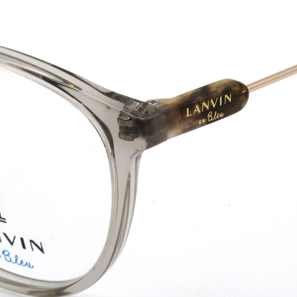 LANVIN en Bleu ランバンオンブルー メガネフレーム VLB003J-07T1 シャイニークリアグレー ローズゴールド 51 20 140 プラスチック メタル ボストン 眼鏡 サングラス アイウェア 未使用品