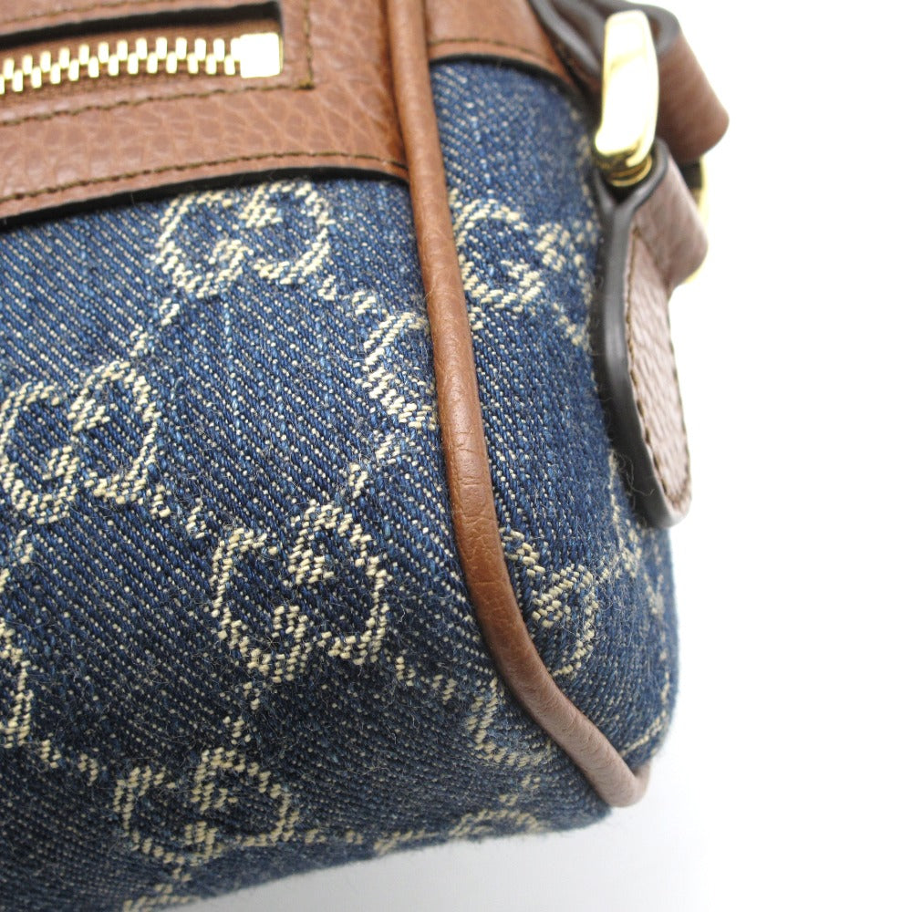 GUCCI グッチ オフィディア GG ジャガード デニム ミニバッグ 517350 ショルダーバッグ クロスボディ 斜め掛け ポシェット キャンバス レザー