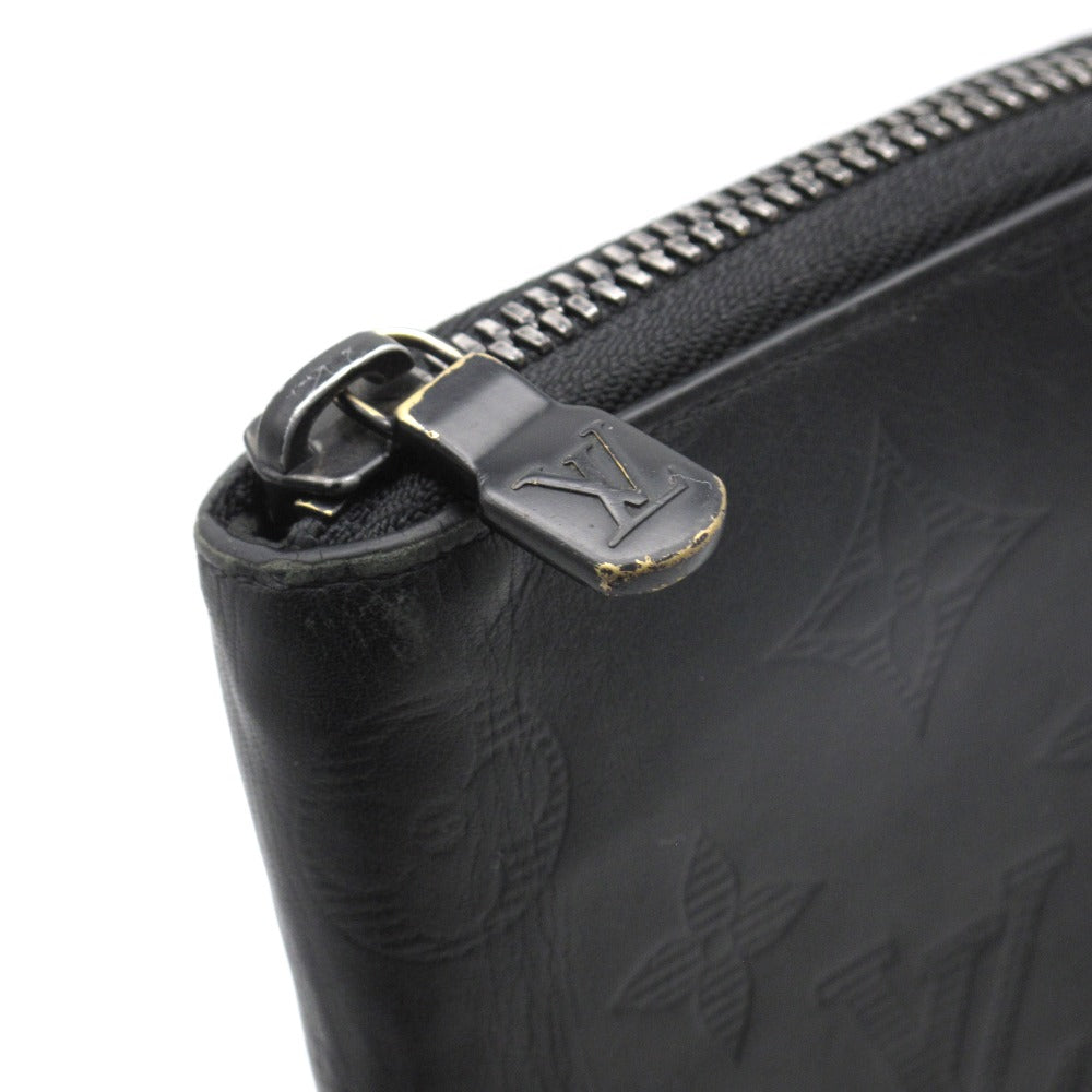 LOUIS VUITTON ルイ・ヴィトン ジッピーウォレット ヴェルティカル モノグラム シャドウ M62902 ラウンドファスナー 長財布 レザー ブラック メンズ