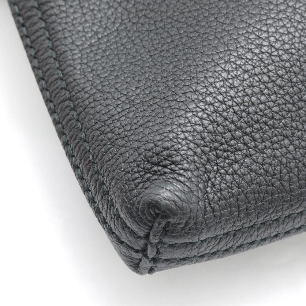 GUCCI グッチ ポートフォリオ クラッチバッグ 500984 ポーチ ケース セカンドバッグ ロゴプリント GG シェリーライン レザー ブラック