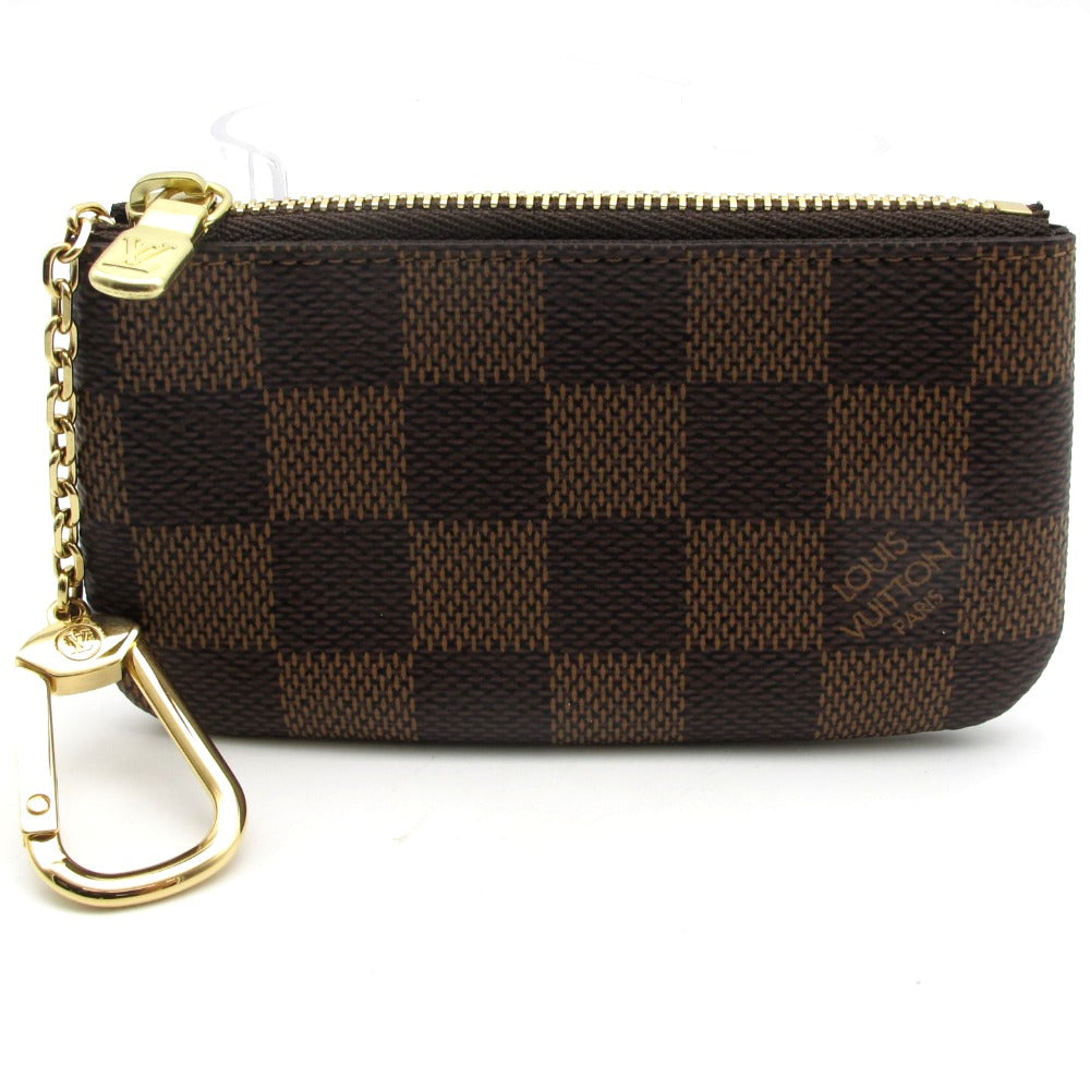 LOUIS VUITTON ルイ・ヴィトン コインケース ポシェットクレ コインケース ダミエ エベヌ コンパクト ウォレット 小銭入れ PVCレザー M62658 未使用品