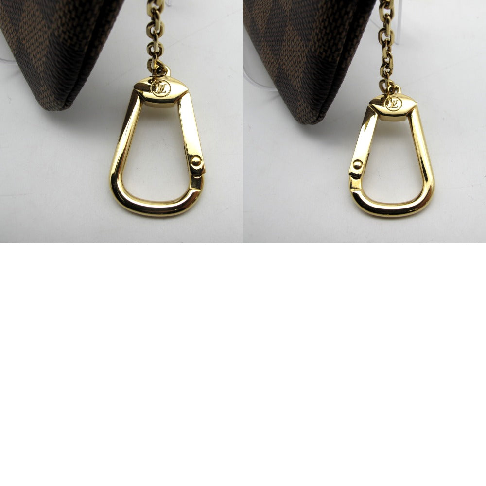 LOUIS VUITTON ルイ・ヴィトン コインケース ポシェットクレ コインケース ダミエ エベヌ コンパクト ウォレット 小銭入れ PVCレザー M62658 未使用品
