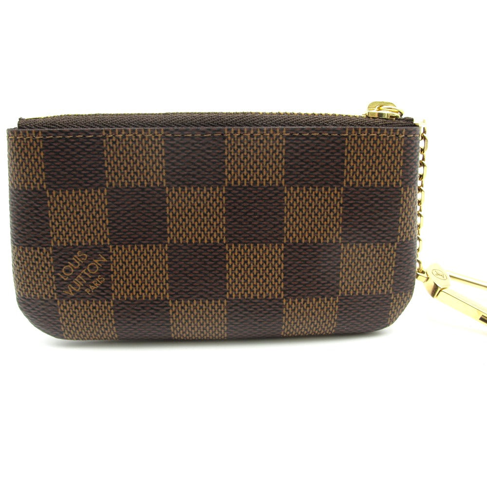 LOUIS VUITTON ルイ・ヴィトン コインケース ポシェットクレ コインケース ダミエ エベヌ コンパクト ウォレット 小銭入れ PVCレザー M62658 未使用品