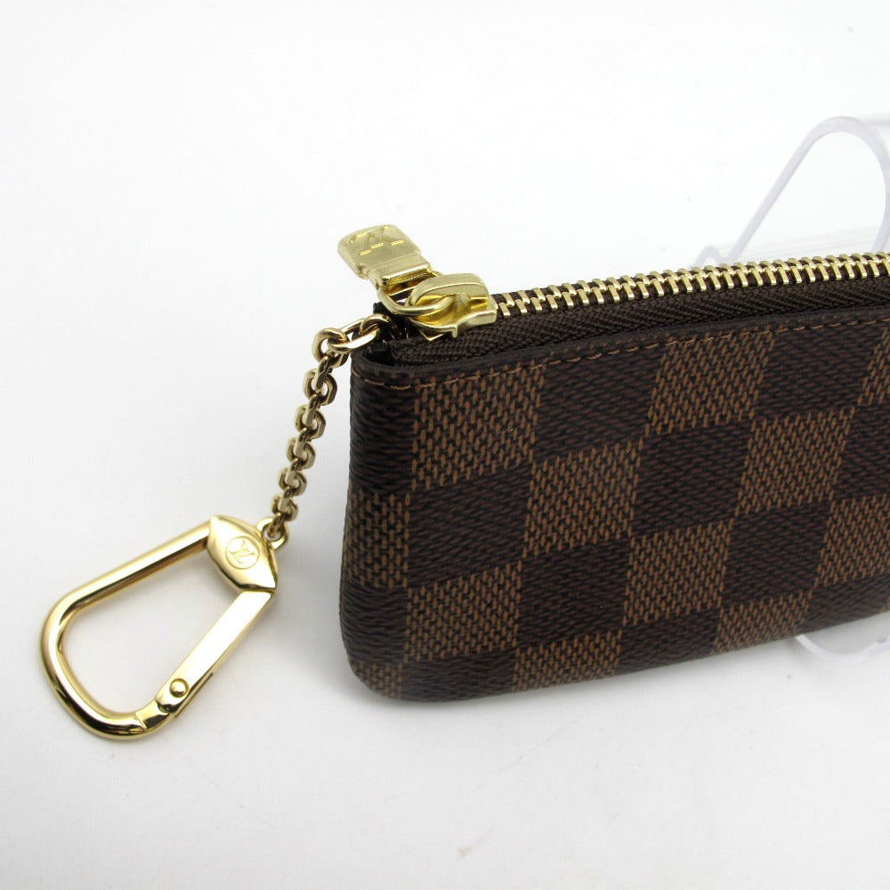 LOUIS VUITTON ルイ・ヴィトン コインケース ポシェットクレ コインケース ダミエ エベヌ コンパクト ウォレット 小銭入れ PVCレザー M62658 未使用品