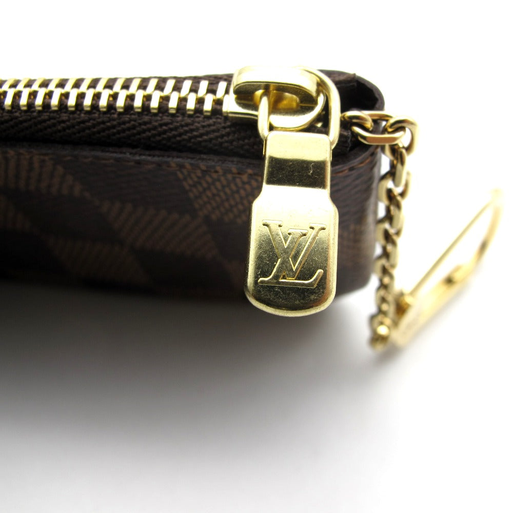LOUIS VUITTON ルイ・ヴィトン コインケース ポシェットクレ コインケース ダミエ エベヌ コンパクト ウォレット 小銭入れ PVCレザー M62658 未使用品