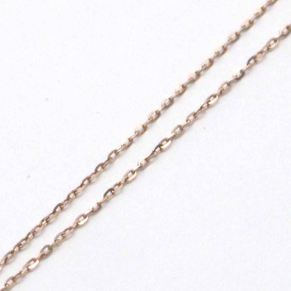 ete エテ 一粒ダイヤ ネックレス ペンダント K10 ピンクゴールド ダイヤモンド 0.02ct ブランド ジュエリー アクセサリー