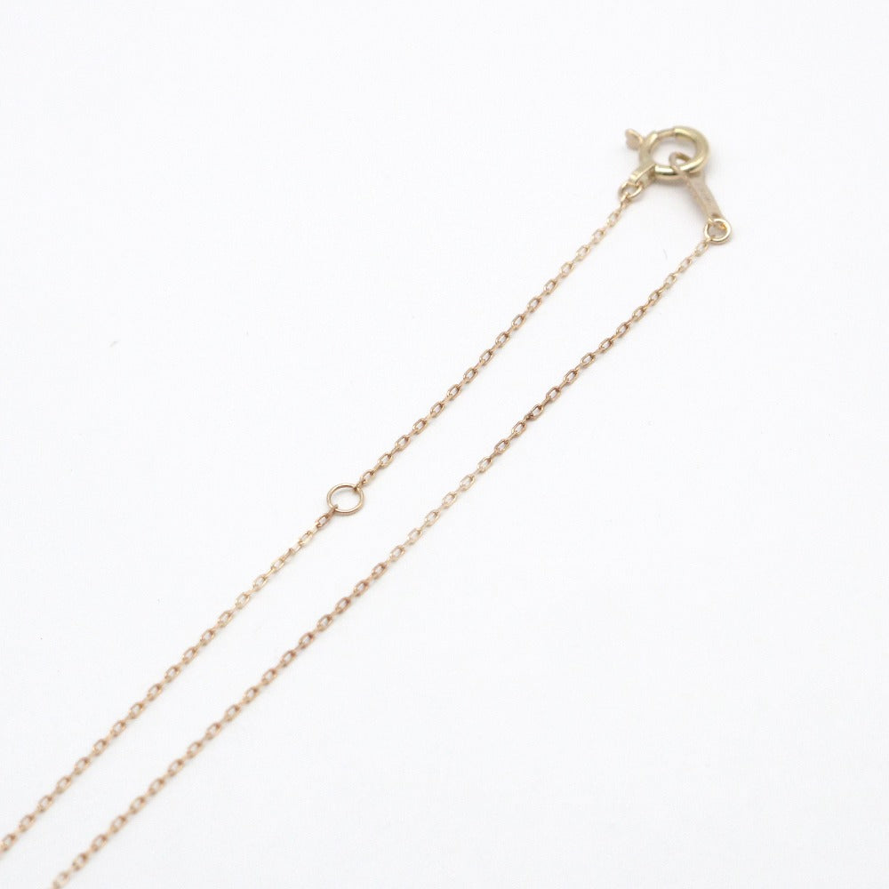 K10 1P ダイヤモンド 0.1ct 0.6g ネックレス ペンダント 一粒 ピンクゴールド ジュエリー アクセサリー
