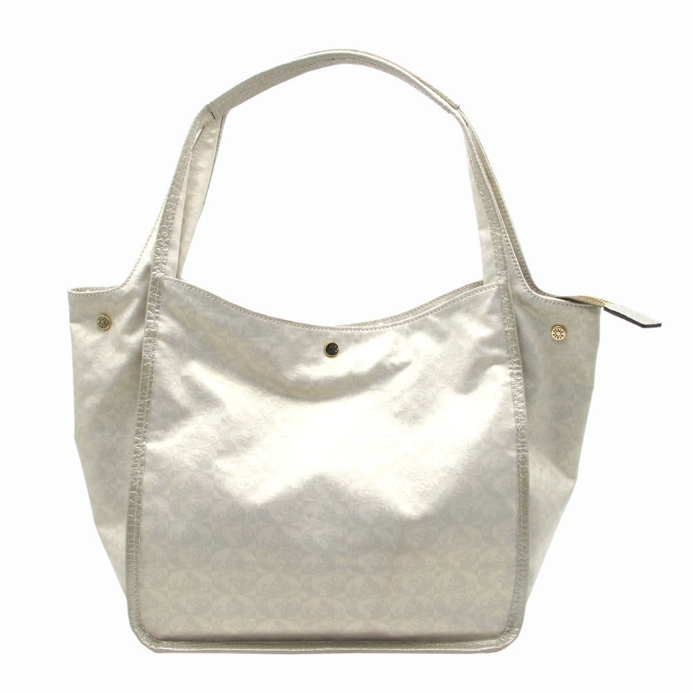 PELLE BORSA ペレボルサ AlivePearl アライブパール ショルダーバッグ トートバッグ 6308 シャンパンゴールド M コーティングキャンバス レザー レディース