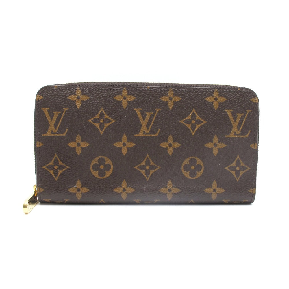 LOUIS VUITTON ルイ・ヴィトン ジッピーウォレット モノグラム ブラウン M42616 ラウンドファスナー 長財布 PVC レザー レディース メンズ 美品