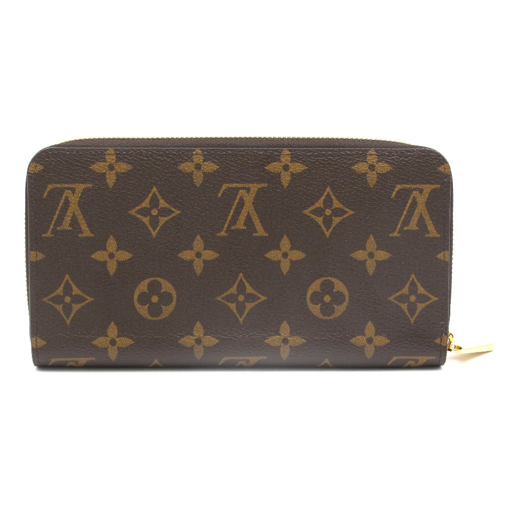 LOUIS VUITTON ルイ・ヴィトン ジッピーウォレット モノグラム ブラウン M42616 ラウンドファスナー 長財布 PVC レザー レディース メンズ 美品