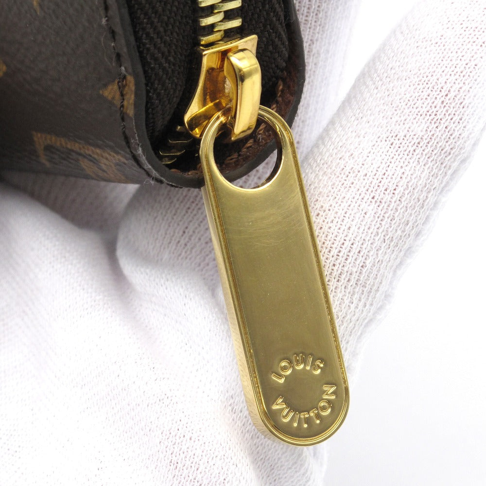 LOUIS VUITTON ルイ・ヴィトン ジッピーウォレット モノグラム ブラウン M42616 ラウンドファスナー 長財布 PVC レザー レディース メンズ 美品