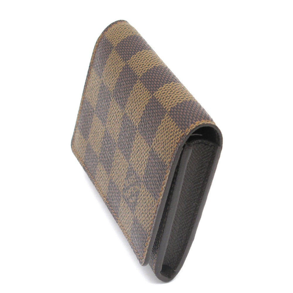 LOUIS VUITTON ルイ・ヴィトン アンヴェロップ カルト ドゥ ヴィジット ダミエ N62920 カードケース 名刺入れ 小物入れ PVC レザー ブラウン